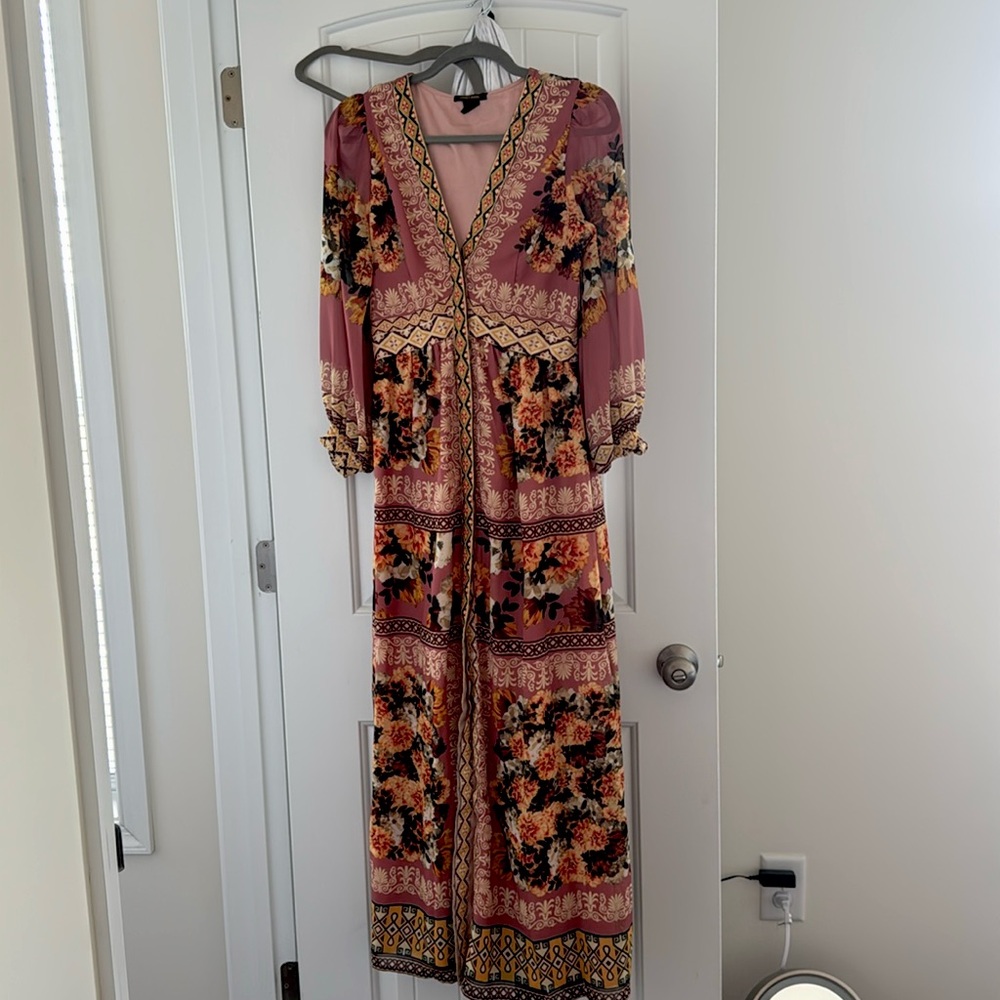 Maxi floral dress